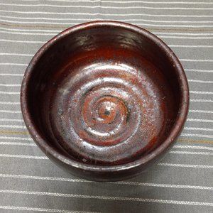 Roku Art Studio Earthenware Glazed 4in dish